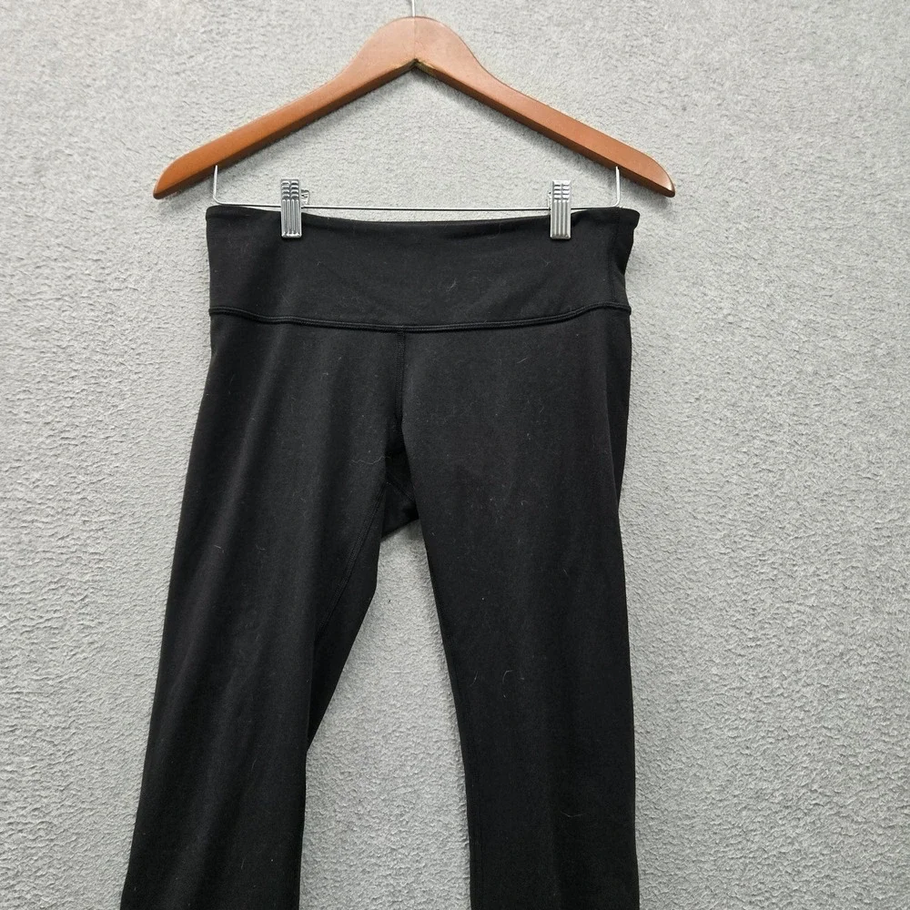 Lululemon Women Activewear Pants 6 Black Yoga Legging Mid Rise Slim 29